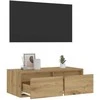 TV staliukas Televizoriaus spintelė su LED, artisano, 75x35,5x25 cm