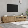 TV staliukas televizoriaus spintelė su LED lemputėmis Artisan ąžuolas