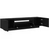 TV staliukas Televizoriaus spintelė Juoda 160 x 35 x 40 cm Apdirbta mediena