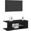 TV staliukas Televizoriaus spintelė Juodas ąžuolas 90 x 39 x 30 cm