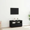 TV staliukas Televizoriaus spintelė su LED Juodas ąžuolas 75 x 35 x 40 cm