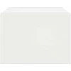 TV staliukas Televizoriaus spintelė su LED apšvietimu, balta, 75x35,5x25 cm