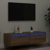 TV staliukas Televizoriaus spintelė su LED, artisano, 100X35,5x25 cm
