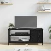 TV staliukas Televizoriaus spintelė Juodas ąžuolas 100 x 40 x 45 cm