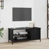 TV staliukas Televizoriaus spintelė Juodas ąžuolas 100 x 40 x 45 cm