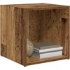 TV staliukas TV spintelių komplektas 2 pcs Senovinis medis 37 x 35 x 37,5 cm