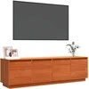 TV staliukas Televizoriaus spintelė Ruda 156 x 37 x 45 cm Apdirbta mediena