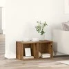 TV staliukas TV spintelių komplektas 2 pcs Senovinis medis 37 x 35 x 37,5 cm