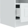 TV staliukas Televizoriaus spintelė su stalčių Balta 102 x 34,5 x 47 cm