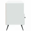 TV staliukas Televizoriaus spintelė su stalčių Balta 102 x 34,5 x 50 cm