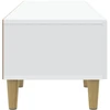 TV staliukas Televizoriaus spintelė su stalčių Balta 147 x 34,5 x 30 cm