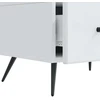 TV staliukas Televizoriaus spintelė su stalčių Balta 147 x 34,5 x 30 cm