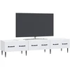 TV staliukas Televizoriaus spintelė su stalčių Balta 147 x 34,5 x 30 cm