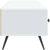 TV staliukas Televizoriaus spintelė su stalčių Balta 147 x 34,5 x 30 cm