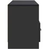 TV staliukas Televizoriaus spintelė su stalčių Juoda 102 x 34,5 x 47 cm