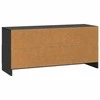 TV staliukas Televizoriaus spintelė su stalčių Juoda 102 x 34,5 x 47 cm
