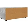 TV staliukas Televizoriaus spintelė su stalčių Betono pilka 100 x 48 x 43 cm