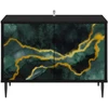 TV staliukas Televizoriaus spintelė WIJHE 69 x 33 x 50,5 cm Juodojo ąžuolo