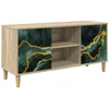 TV staliukas Televizoriaus spintelė WIJHE 102 x 33 x 50 cm Sonoma ąžuolo