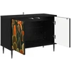 TV staliukas Televizoriaus spintelė ZAANDAM 69 x 33 x 50,5 cm Juodojo ąžuolo
