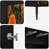 TV staliukas Televizoriaus spintelė ZAANDAM 69 x 33 x 50,5 cm Juodojo ąžuolo