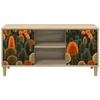 TV staliukas Televizoriaus spintelė ZAANDAM 102 x 33 x 50 cm Sonoma ąžuolo