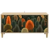 TV staliukas Televizoriaus spintelė ZAANDAM 102 x 33 x 50 cm Sonoma ąžuolo