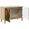 TV staliukas Televizoriaus spintelė ZAANDAM 69 x 33 x 50 cm Sonoma ąžuolo