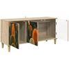 TV staliukas Televizoriaus spintelė ZAANDAM 102 x 33 x 50 cm Sonoma ąžuolo