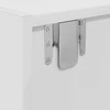 TV staliukas Televizoriaus spintelės, 2vnt., baltos, 100x31x25,5 cm, mediena