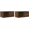 TV staliukas Televizoriaus spintelės, 2vnt., 60x31x25,5 cm, mediena