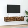 TV staliukas Televizoriaus spintelės, 2vnt., 60x31x25,5 cm, mediena