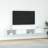TV staliukas Televizoriaus spintelės, 2vnt., baltos, 100x31x25,5 cm, mediena