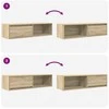 TV staliukas Televizoriaus spintelės, 2vnt., 100x31x25,5 cm, mediena