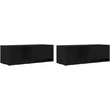 TV staliukas Televizoriaus spintelės, 2vnt., 80x31x25,5 cm, mediena