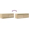 TV staliukas Televizoriaus spintelės, 2vnt., 80x31x25,5 cm, mediena