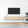 TV staliukas Televizoriaus spintelės, 2vnt., 80x31x25,5 cm, mediena
