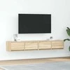 TV staliukas Televizoriaus spintelės, 2vnt., 80x31x25,5 cm, mediena