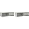 TV staliukas Televizoriaus spintelės, 2vnt., 100x31x25,5 cm, mediena