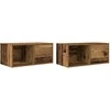 TV staliukas Televizoriaus spintelės, 2vnt., medienos, 60x31x25,5cm, mediena