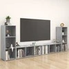 TV staliukas | Televizoriaus spintelė | 4 pcs 37 x 35 x 107.5 cm