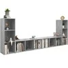TV staliukas | Televizoriaus spintelė | 4 pcs 37 x 35 x 107.5 cm