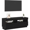 TV staliukas Televizoriaus spintelė Juodas ąžuolas 100 x 35 x 40 cm