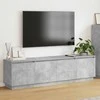 TV staliukas Televizoriaus spintelė Betono pilka 180 x 38 x 49 cm