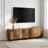 TV staliukas Televizoriaus stovas 140 x 34,5 x 40 cm Sendintos medienos