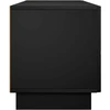 TV staliukas Televizoriaus stovas 140 x 34,5 x 40 cm Juoda Apdirbta mediena