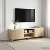 TV staliukas Televizoriaus stovas 140 x 34,5 x 40 cm Sonoma ąžuolas