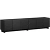 TV staliukas Televizoriaus stovas 179.5 x 34.5 x 40 cm Juoda