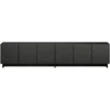 TV staliukas Televizoriaus stovas 179.5 x 34.5 x 40 cm Juoda