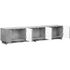TV staliukas Televizoriaus stovas 179.5 x 34.5 x 40 cm Betono pilka